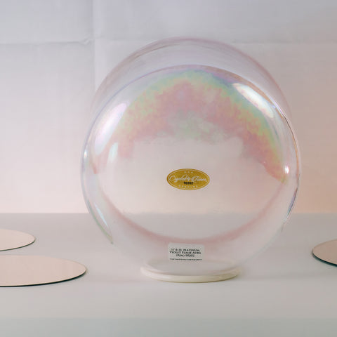 Platinum, Violet Flame Aura (Rim) Alchemy™ 10" B-35